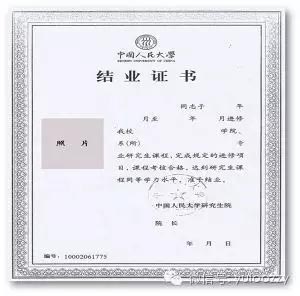 结业证书